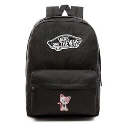 VANS REALM BACKPACK Custom Pink Cat - VN0A3UI6BLK 