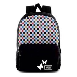 Vans Glitter Check Realm Zaino Custom Butterfly - VN0A48HGUX9