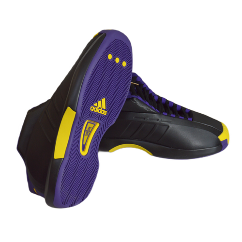 Adidas Crazy 1 Lakers Away Shoes Black Purple Yellow - FZ6208