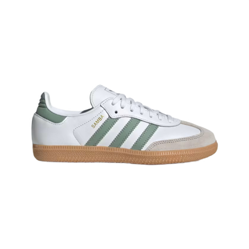 Adidas Samba OG Kids shoes Cloud White/Silver Green - JP5479