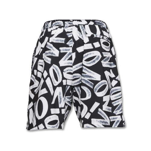 Air Jordan Zion Performance AOP Woven Shorts Black/Light Smoke Grey/White - DH0590-010