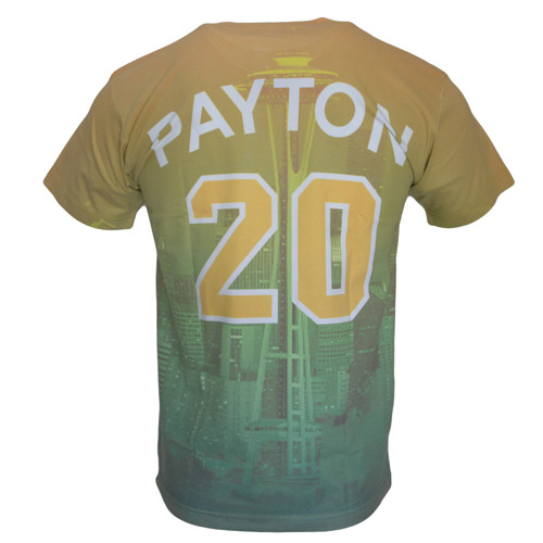 City Pride M&N Tee Seattle SuperSonics Gary Payton T-shirt - BMTRKT18007-SSUKYGNGPA