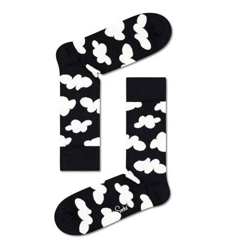 Gift box Happy Socks 4-pak Black and white - XBWI09-9100