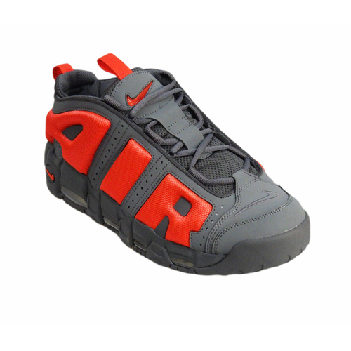 Men's shoes Nike Air More Uptempo Low Dark Grey Light Crimson - FZ3055-002