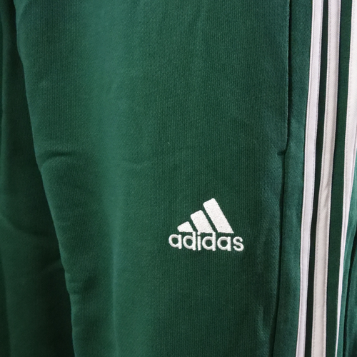 Men's sport pants Adidas Essentials French Terry green 3-Stripes - IS1392