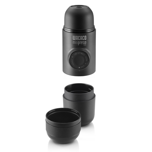 Mini Portable Travel Coffee Maker Minipresso GR Wacaco Black 70ML