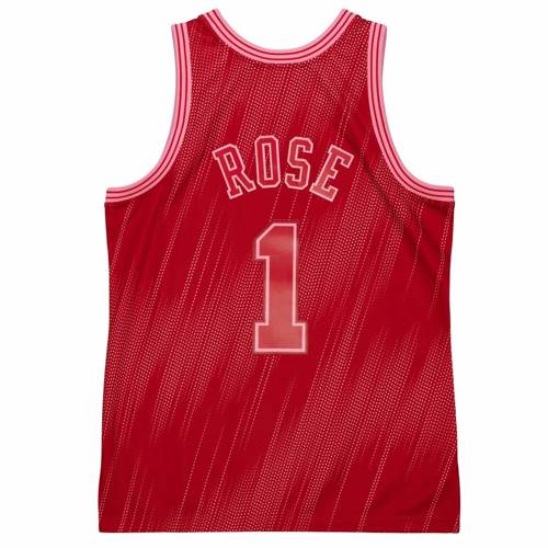 Mitchell & Ness NBA Jersey Swingman Monochrome Chicago Bulls Derrick Rose - TFSM1280-CBU08DRSRED1