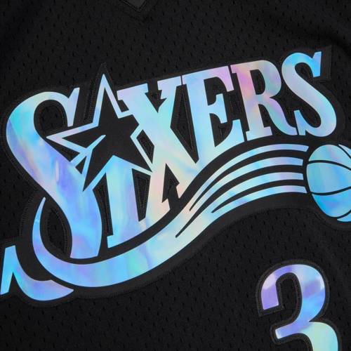 Mitchell & Ness NBA Philadelphia 76ers Allen Iverson Swingman - SMJYLF19035-P76BLCK00AIV