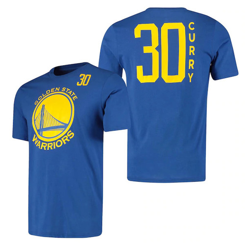 NBA Golden State Warriors Standing Tall Cotton T-Shirt - Steph Curry - EK2M1BBTHB01