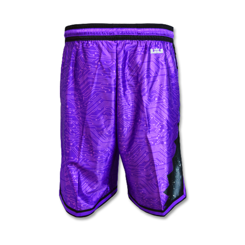 Nike LeBron Goon Squad Shorts Hyper Grape/Black/Wolf Grey - DJ3875-560