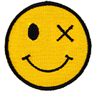 Patch per abbigliamento Smile