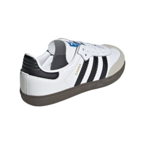 Scarpe da bambino in pelle Unisex Adidas Samba OG Kids - IE3677		 		 		