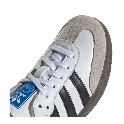 Scarpe da bambino in pelle Unisex Adidas Samba OG Kids - IE3677		 		 		