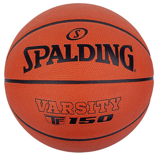 Set to Basketball Portable Stand OneTeam + Spalding TF-150 Varsity Ball