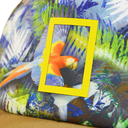 Trucker cap Buff Scarlett Macaw National Geographic L/XL Trucker - 125382.555.30.00