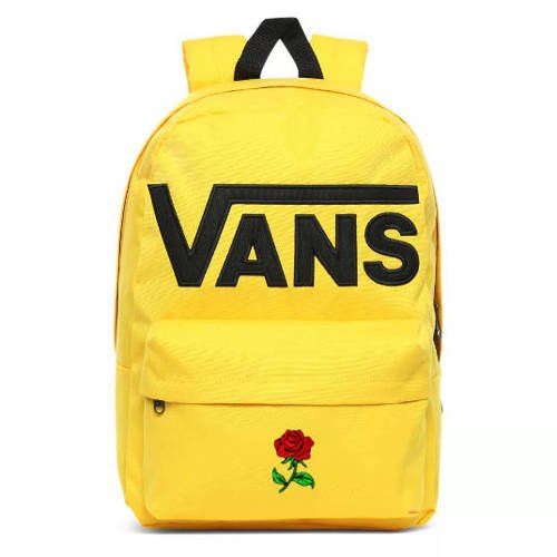 Vans Old Skool III Backpack Lemon Chrome VN0A3I6R85W + Custom Rose