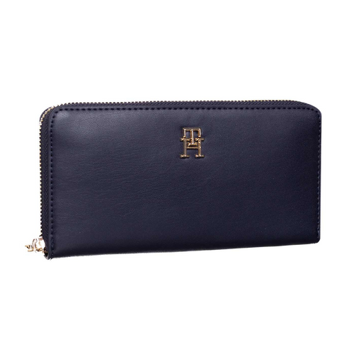 Women's wallet Tommy Hilfiger Iconic GP Wallet Keyfob giftbox with a key ring - AW0AW14004-DW6