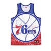 Mitchell & Ness NBA Philadelphia  76ERS Tank Top - MSTKAJ19070-P76SCAR