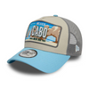 New Era 9FORTY Cabo Mexico License Plate Cream A-Frame Trucker Adjustable Cap - 60595298