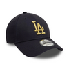 New Era 9FORTY MLB LA Los Angeles Dodgers Metallic Navy Adjustable Cap - 60595193