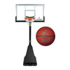 Set to Basketball Portable Stand OneTeam + Air Jordan Legacy 2.0 Ball