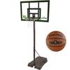 Spalding NBA HIGHLIGHT ACRYLIC PORTABLE - 73990CN + Spalding Ball 