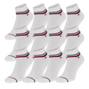 Tommy Hilfiger Men Iconic Quarter Socks 6-pack White 24 socks - 100001094-300