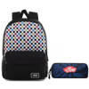 Vans Glitter Check Realm Zaino - VN0A48HGUX9 + Pencil Pouch