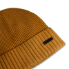 Winter beanie hat Hugo Boss Ribbed IN Wool Medium Beige - 50495306-260